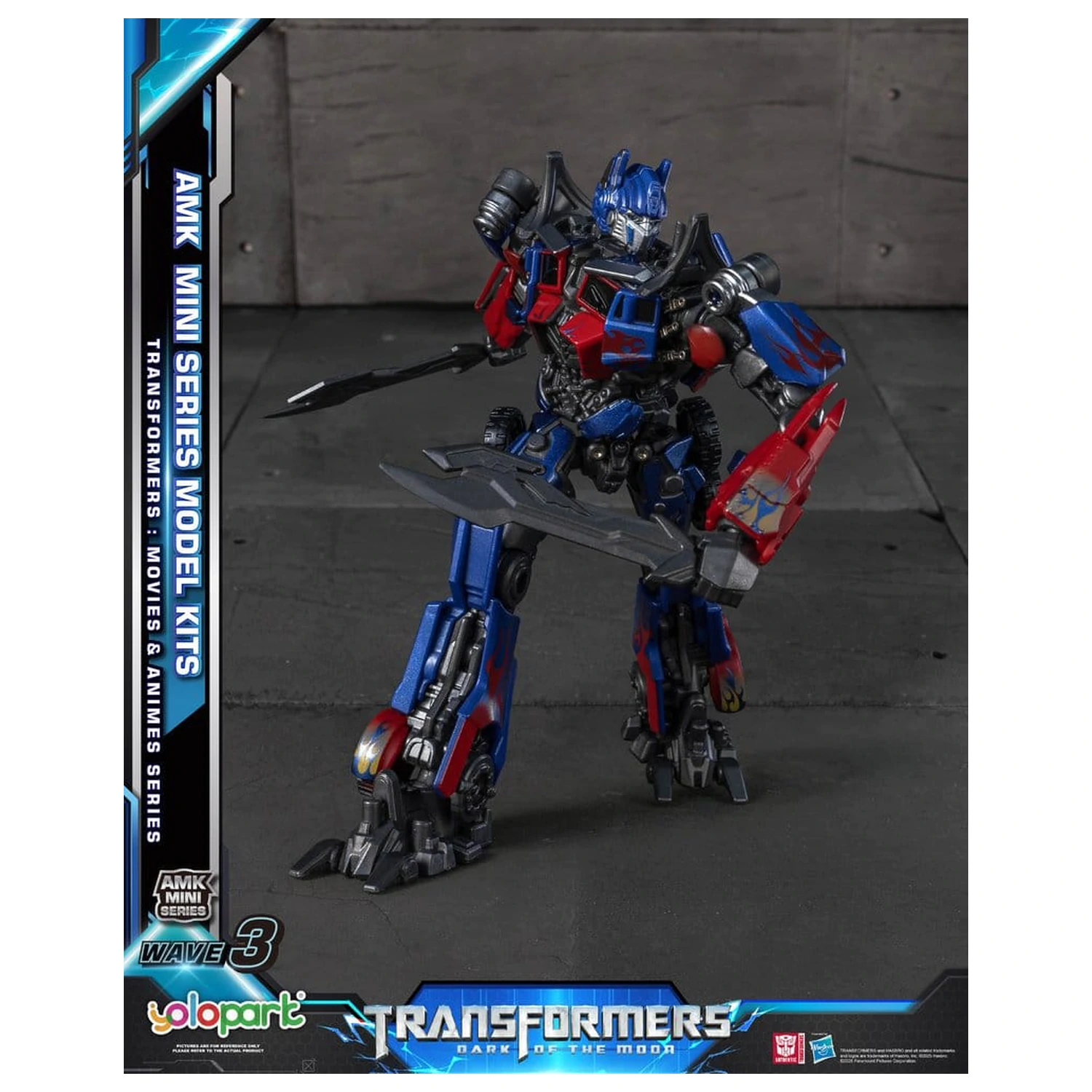 Transformers Generation One AMK Mini Series Plastic Model Kit Val 3 Optimus Prime TF 3 11 cm fotografija izdelka