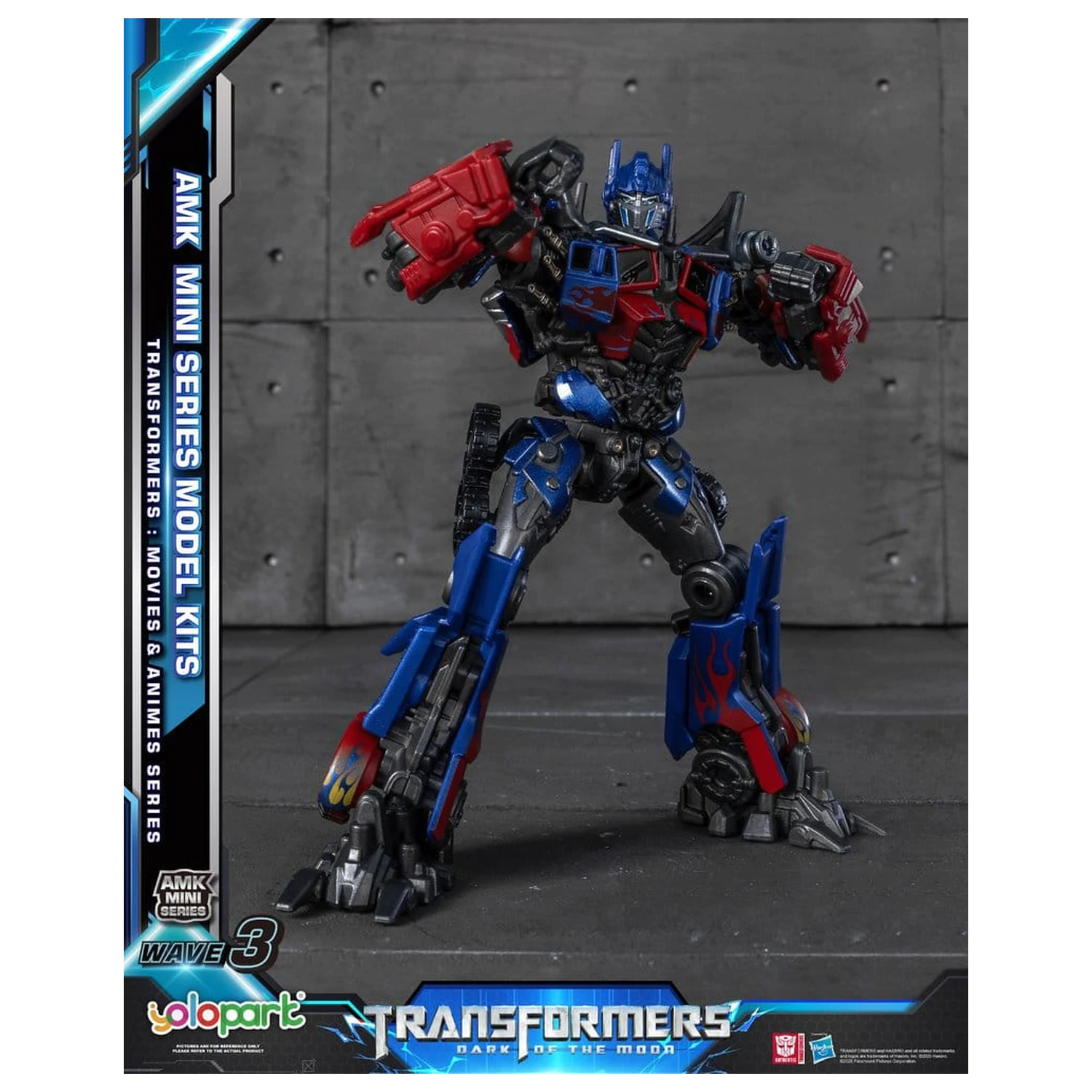 Transformers Generation One AMK Mini Series Plastic Model Kit Val 3 Optimus Prime TF 3 11 cm fotografija izdelka