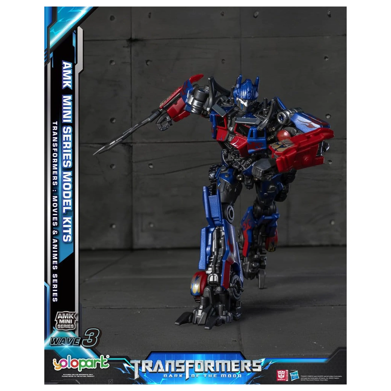 Transformers Generation One AMK Mini Series Plastic Model Kit Val 3 Optimus Prime TF 3 11 cm fotografija izdelka