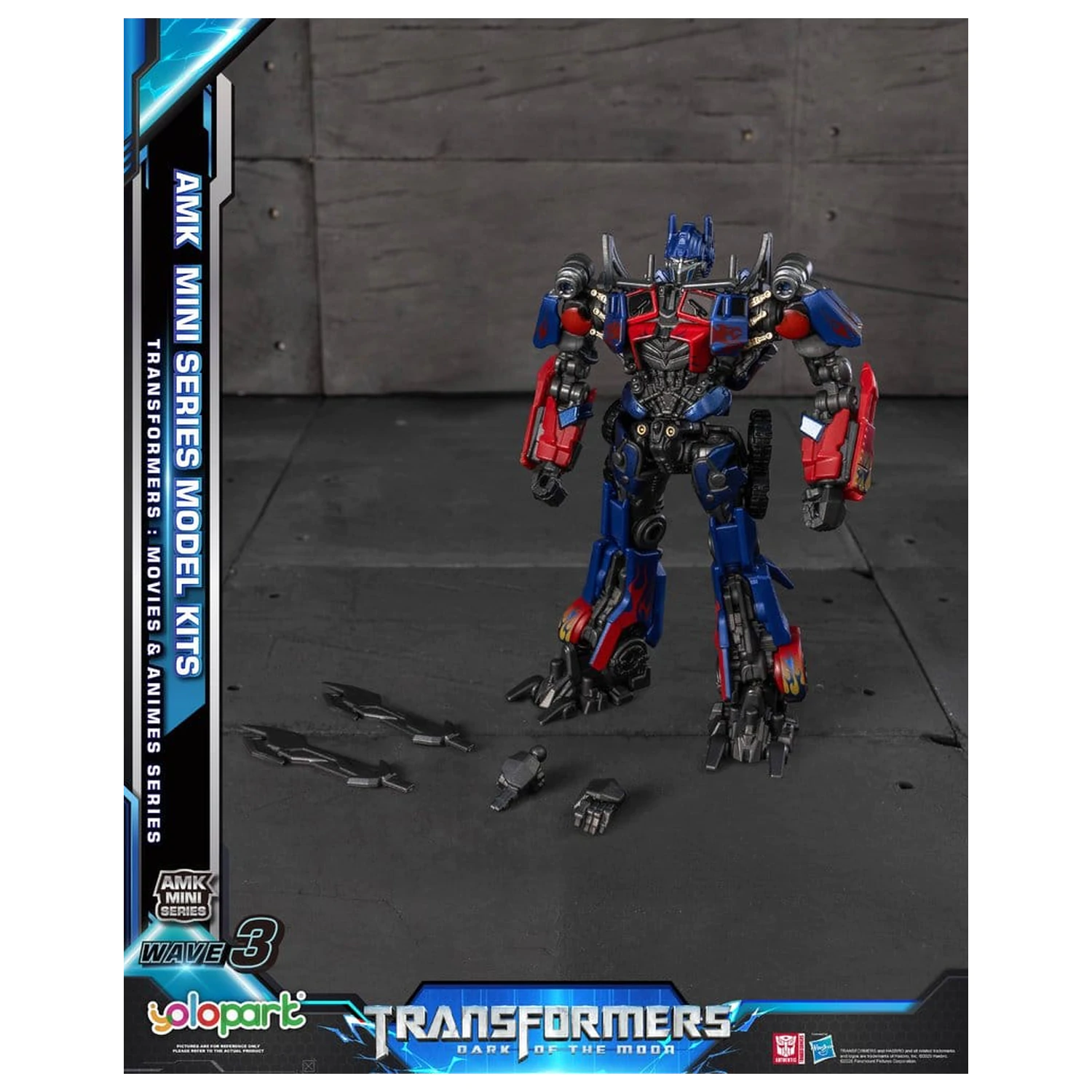 Transformers Generation One AMK Mini Series Plastic Model Kit Val 3 Optimus Prime TF 3 11 cm fotografija izdelka