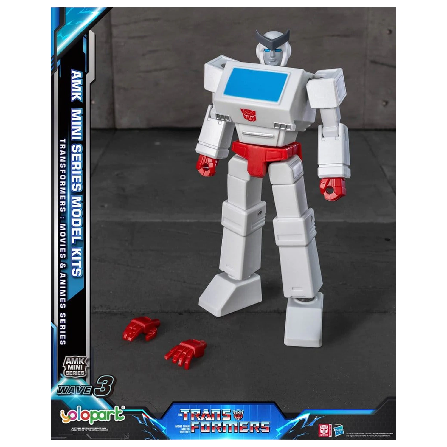 Transformers Generation One AMK Mini Series Komplet plastičnega modela Val 3 Ratchet G1 11 cm fotografija izdelka