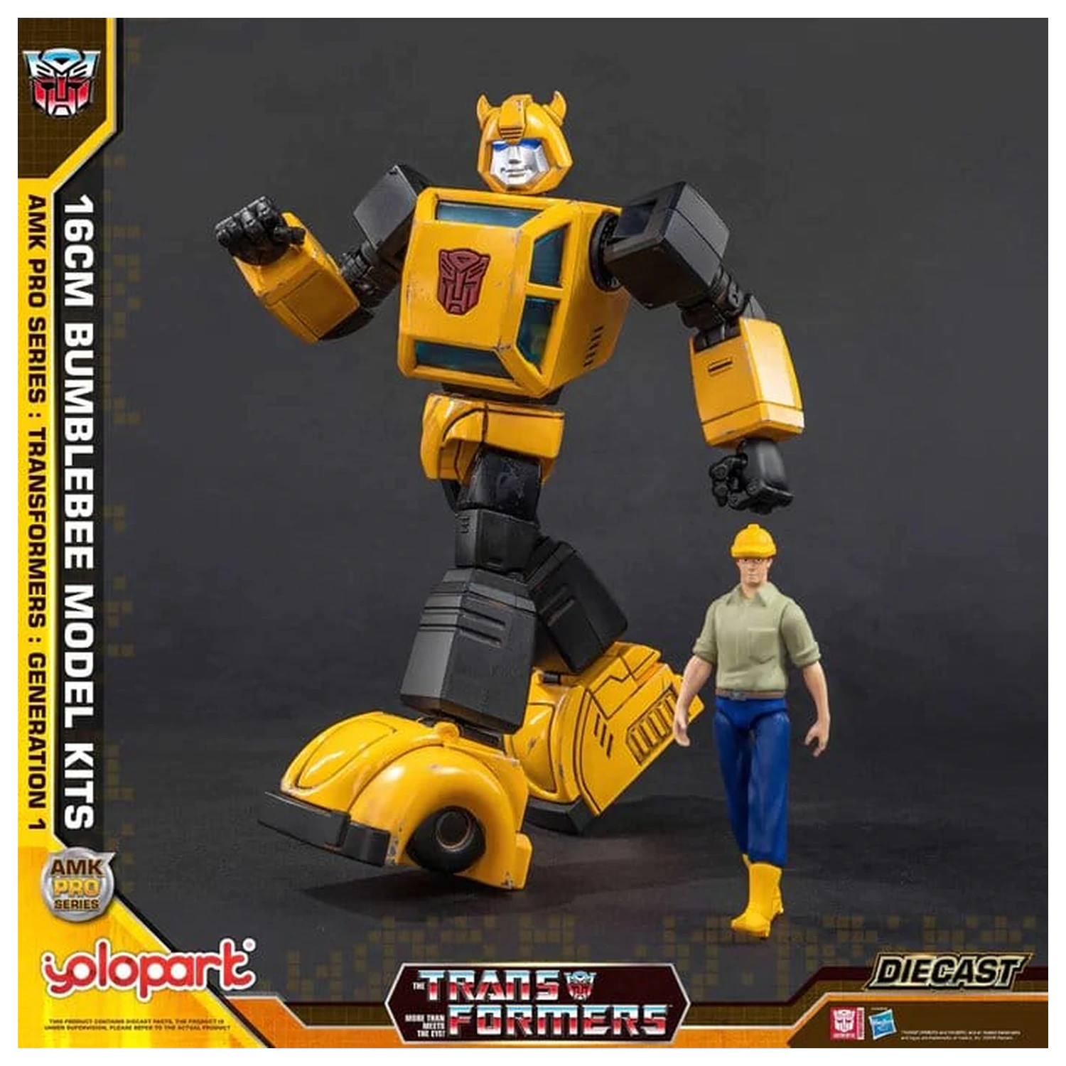 Transformers: Generation One AMK PRO Series komplet za sestavljanje plastičnega modela Bumblebee 16 cm fotografija izdelka