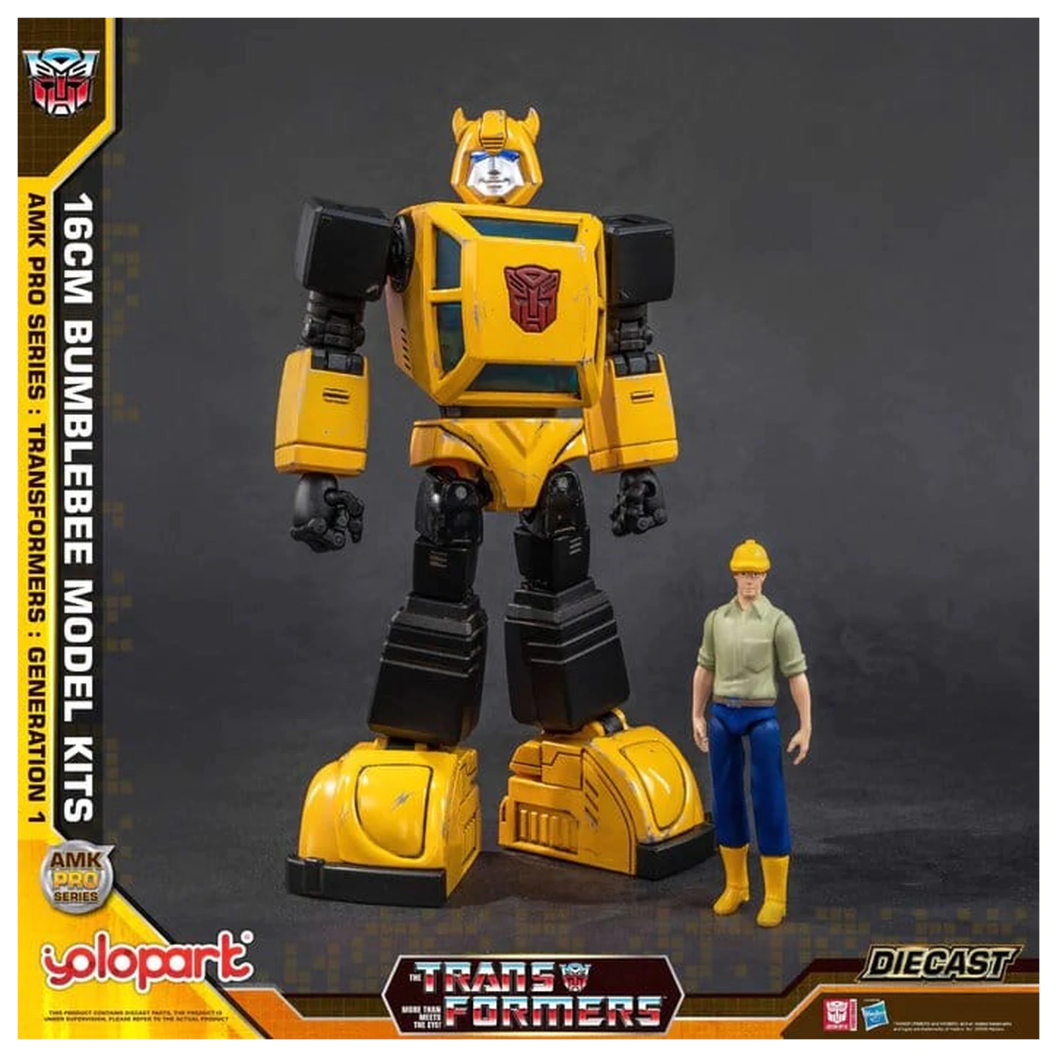 Transformers: Generation One AMK PRO Series komplet za sestavljanje plastičnega modela Bumblebee 16 cm fotografija izdelka