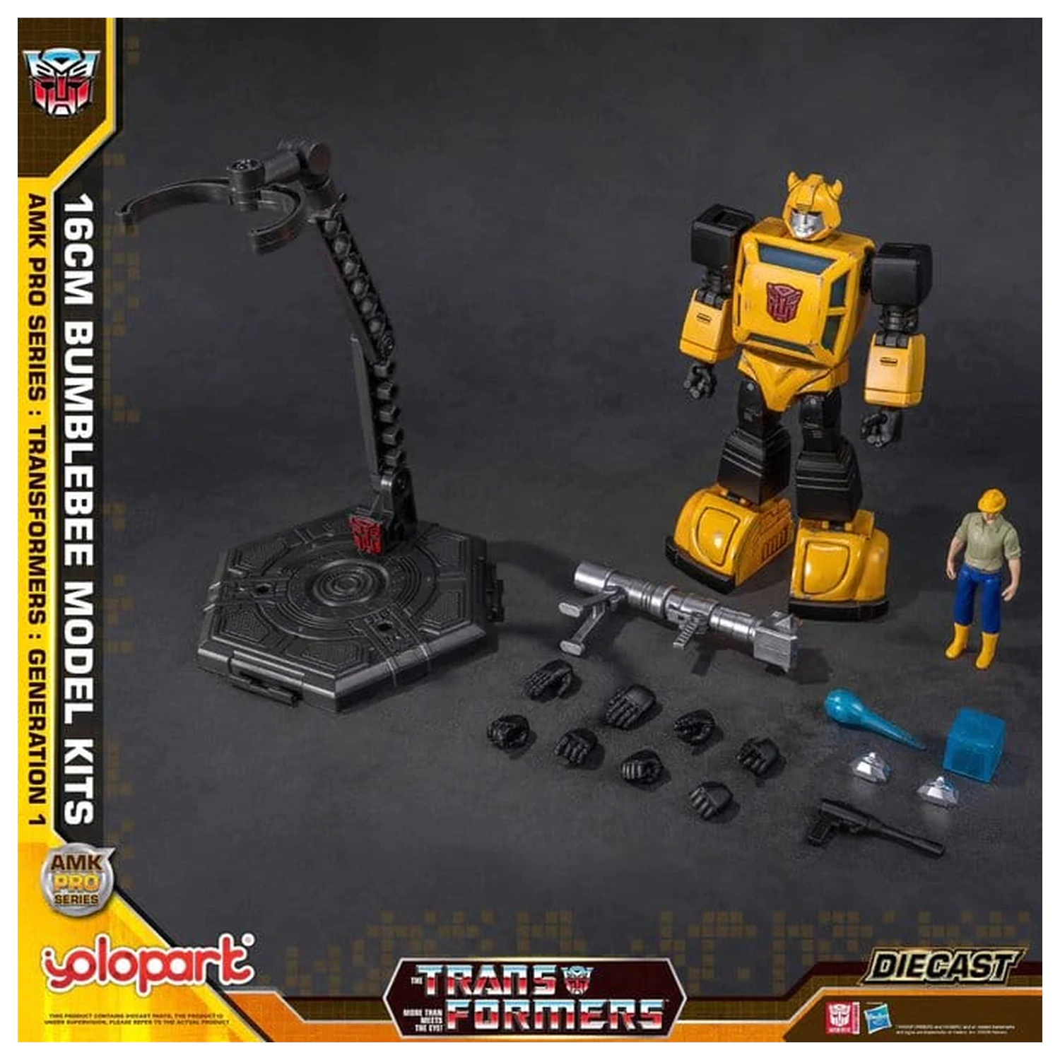 Transformers: Generation One AMK PRO Series komplet za sestavljanje plastičnega modela Bumblebee 16 cm fotografija izdelka