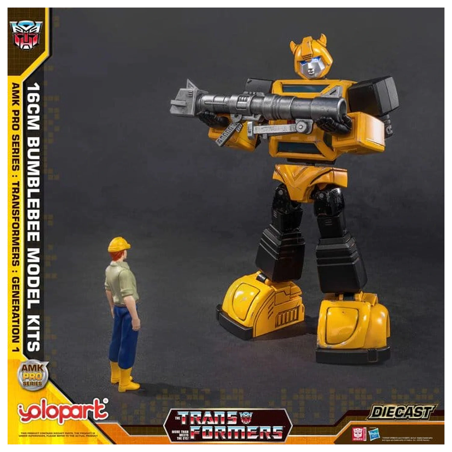Transformers: Generation One AMK PRO Series komplet za sestavljanje plastičnega modela Bumblebee 16 cm fotografija izdelka