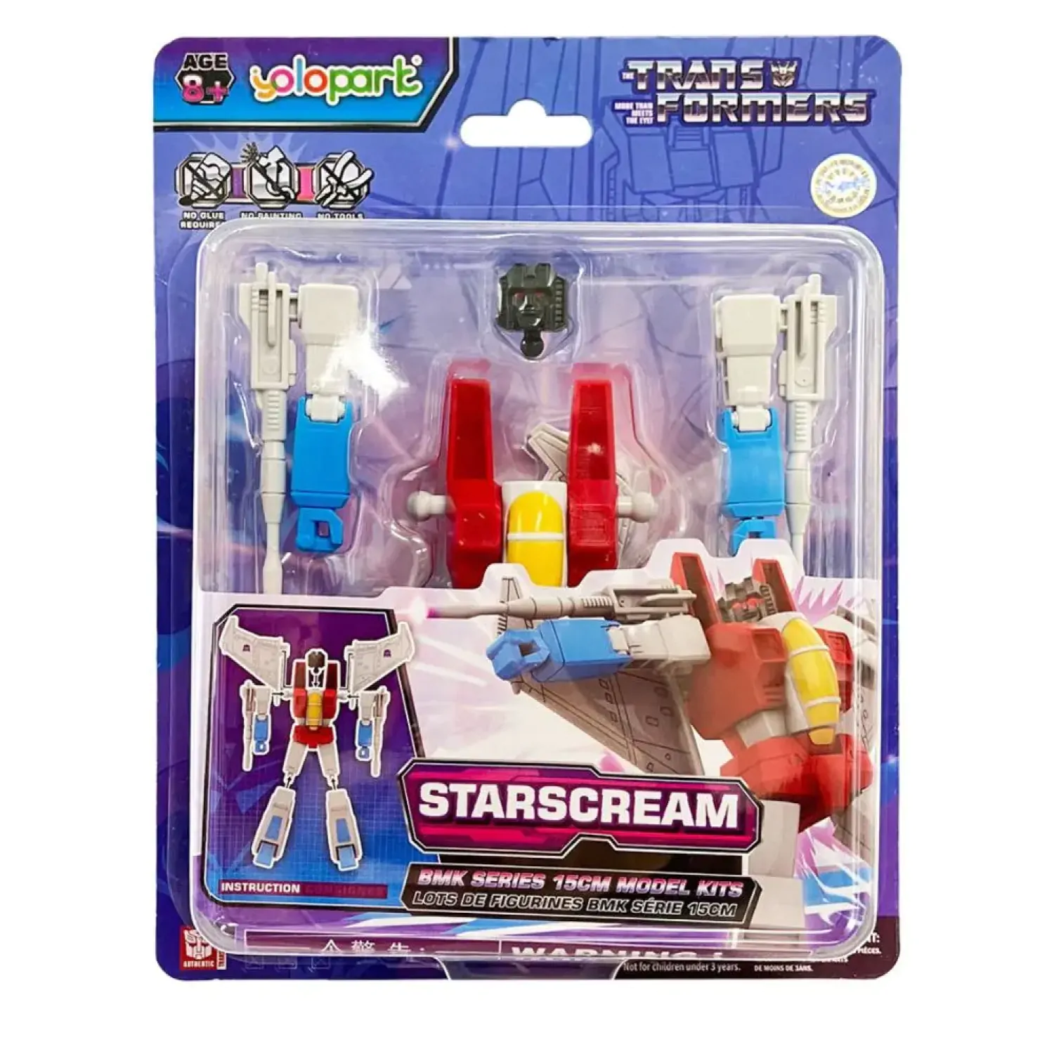 Transformers Generation One BMK Series Model Kit Starscream 16 cm fotografija izdelka