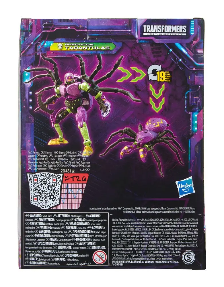 Transformers Generations Legacy Deluxe Class Akcijska figura 2022 Predacon Tarantulas 14 cm fotografija izdelka