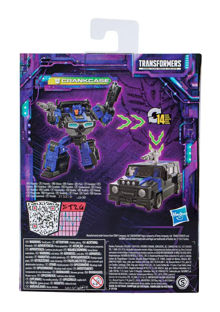 Transformers Generations Legacy Deluxe Class akcijska figura Crankcase 14 cm fotografija izdelka