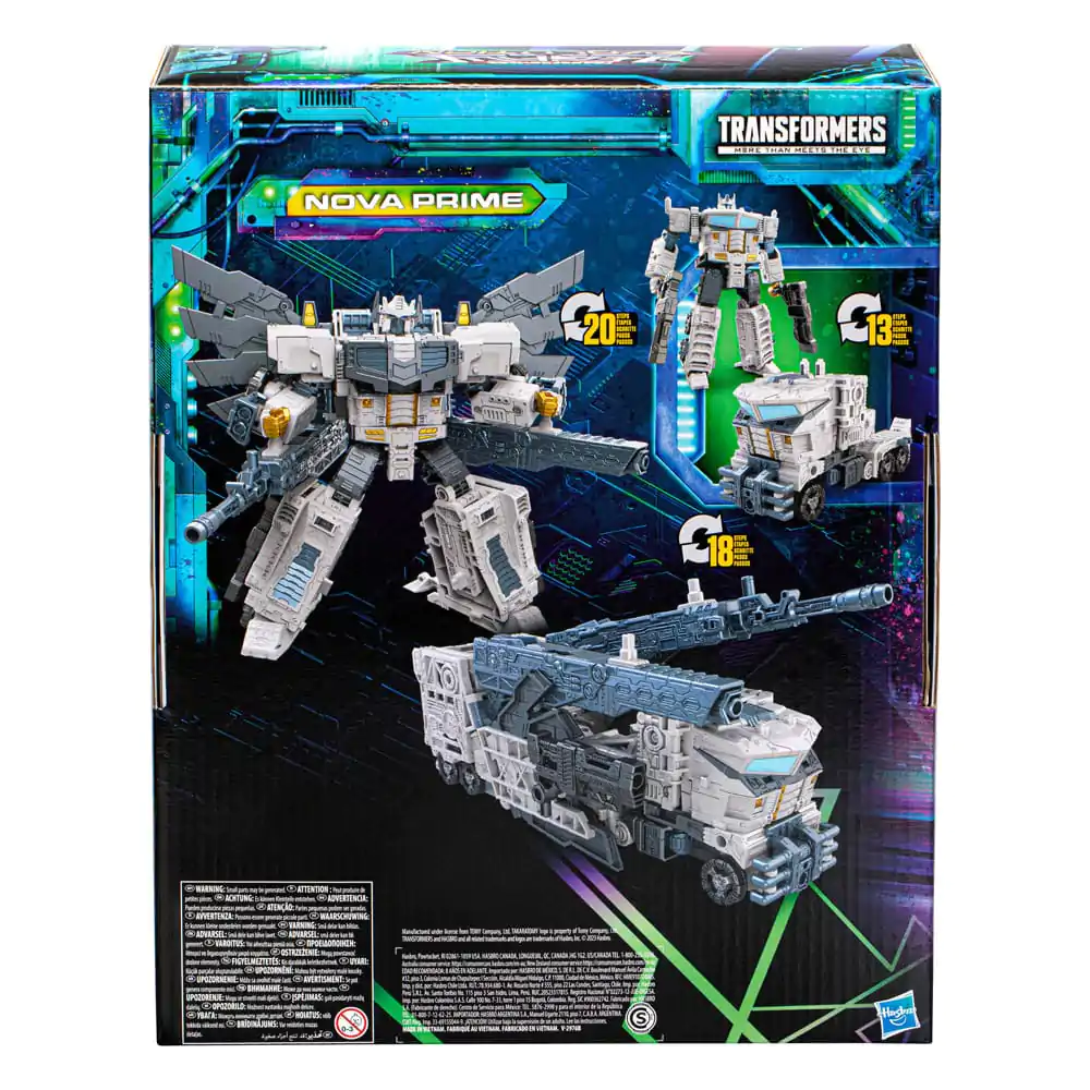 Transformers Generations Legacy Evolution Leader Class Akcijska figura Nova Prime 18 cm fotografija izdelka