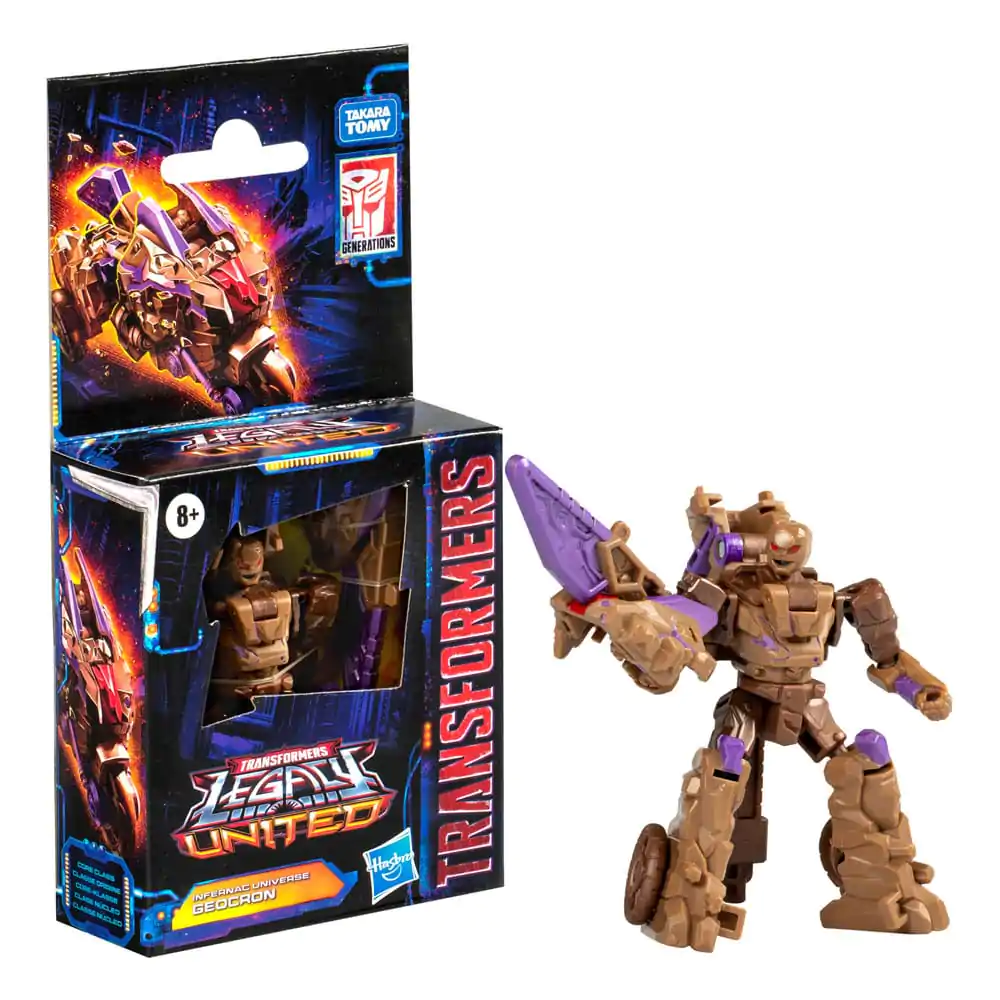 Transformers Generations Legacy United Core Class akcijska figura Infernac Universe Geocron 9 cm fotografija izdelka