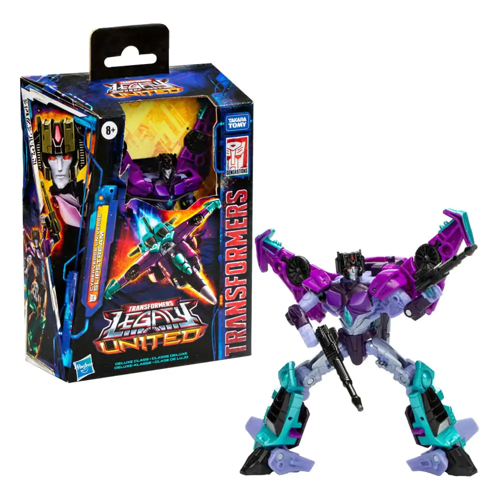 Transformers Generations Legacy United Deluxe Class akcijska figura Cyberverse Universe Slipstream 14 cm fotografija izdelka