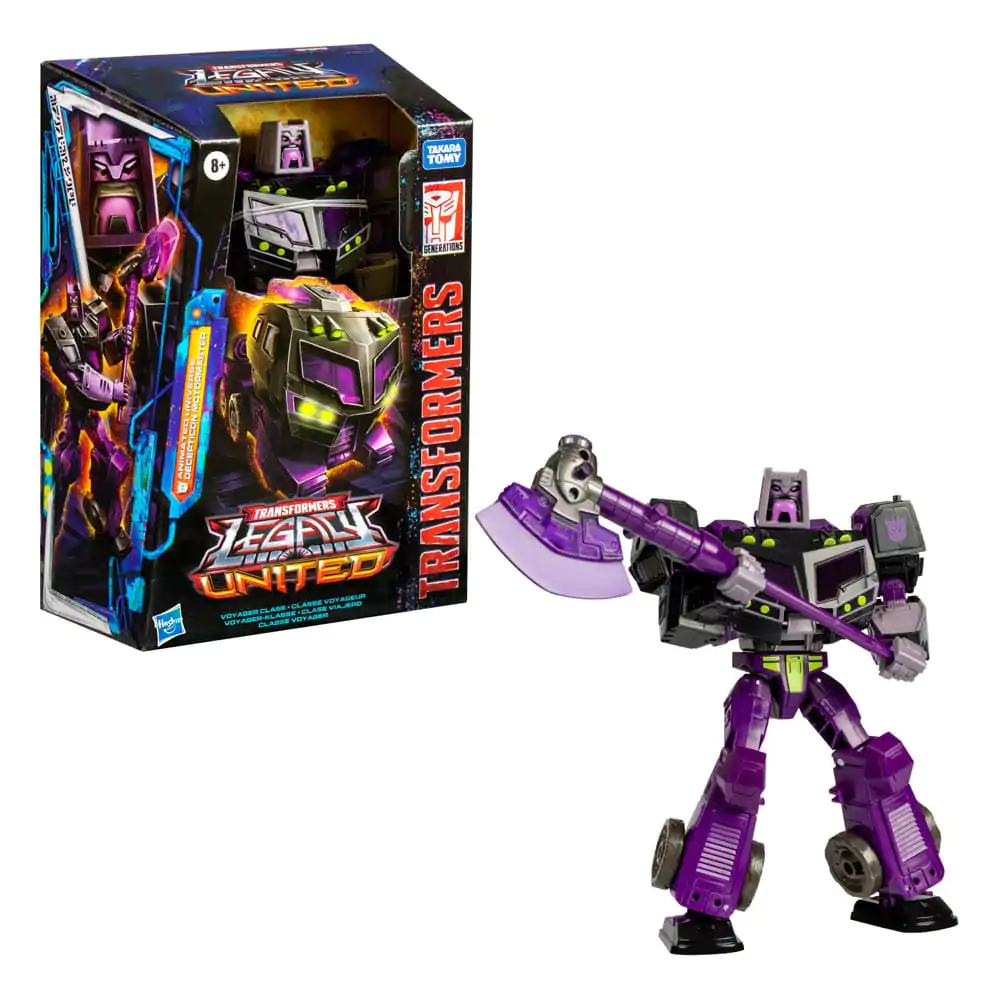 Transformers Generations Legacy United Voyager Class akcijska figura Animated Universe Decepticon Motormaster 18 cm fotografija izdelka