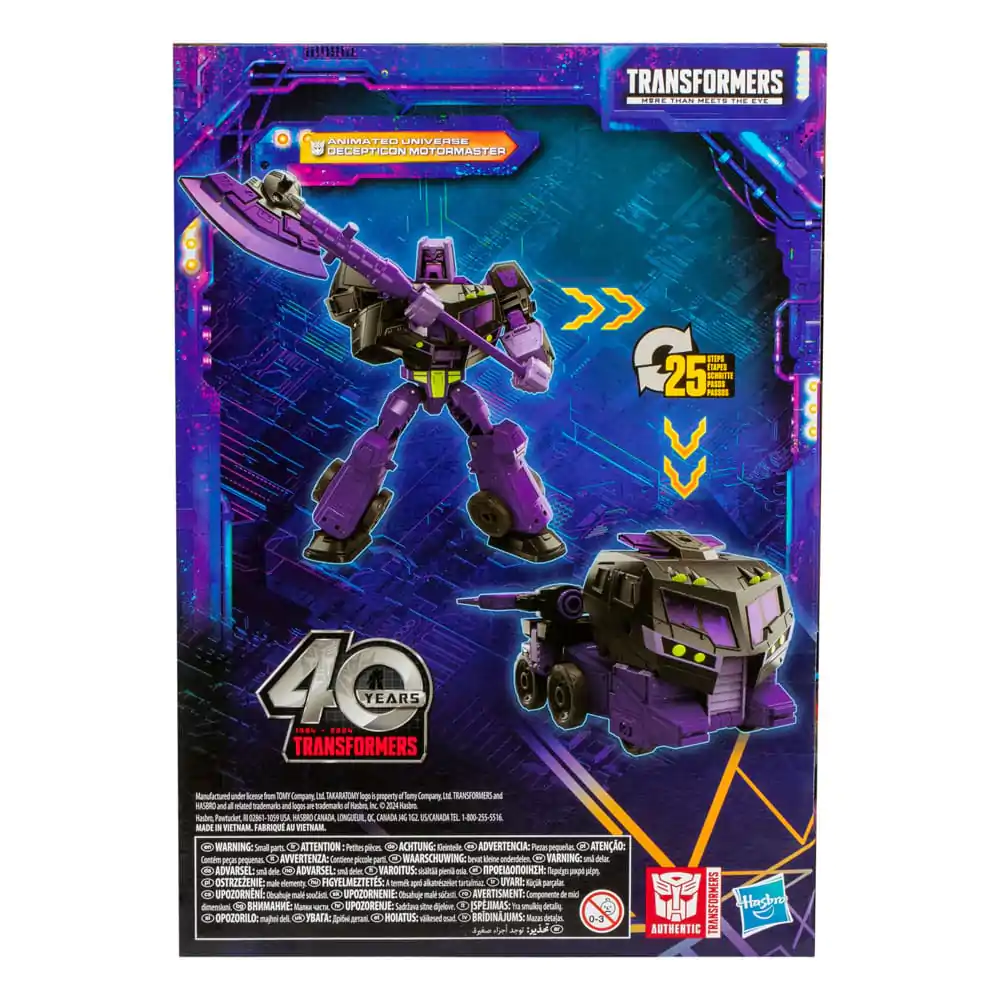 Transformers Generations Legacy United Voyager Class akcijska figura Animated Universe Decepticon Motormaster 18 cm fotografija izdelka