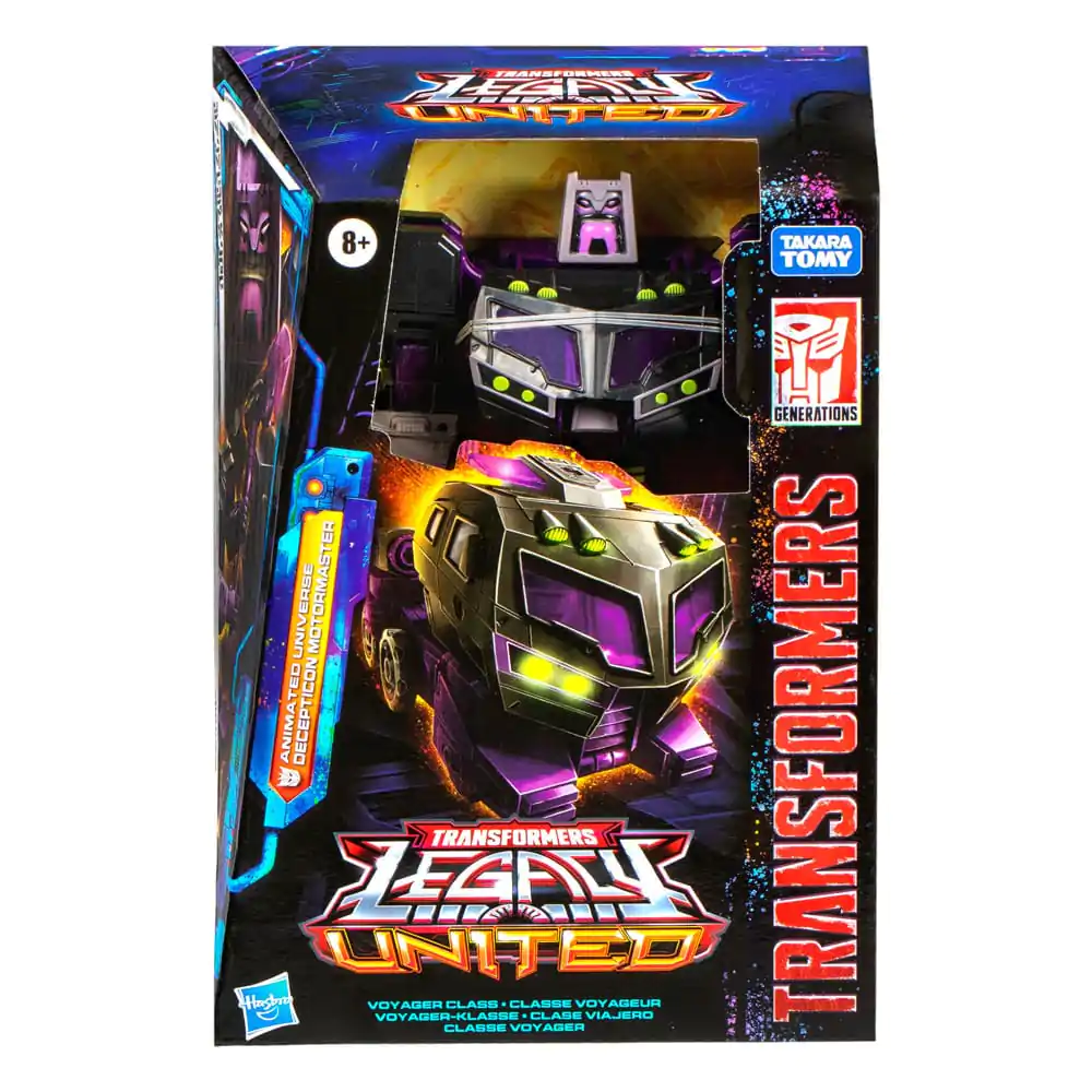 Transformers Generations Legacy United Voyager Class akcijska figura Animated Universe Decepticon Motormaster 18 cm fotografija izdelka