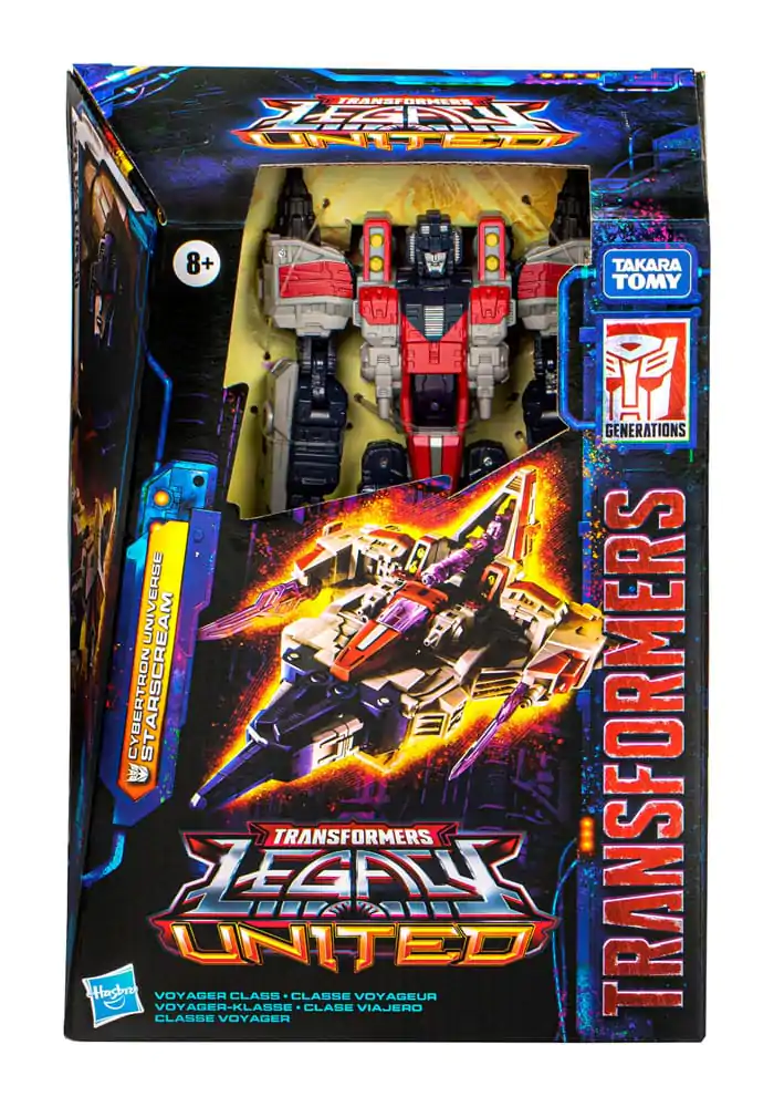 Transformers Generations Legacy United Voyager Razred Akcijska Figura Cybertron Universe Starscream 18 cm fotografija izdelka