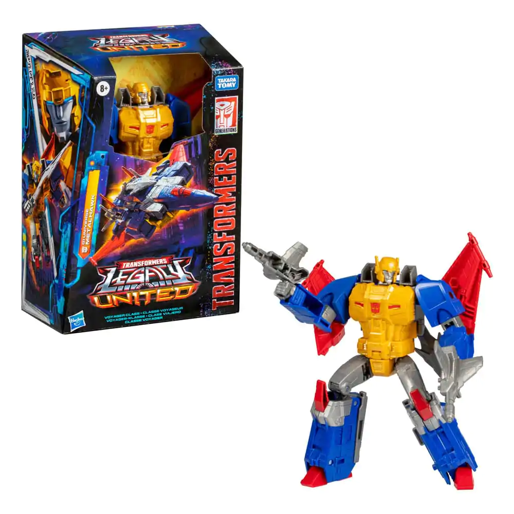 Transformers Generations Legacy United Voyager Class akcijska figura G1 Universe Metalhawk 18 cm fotografija izdelka