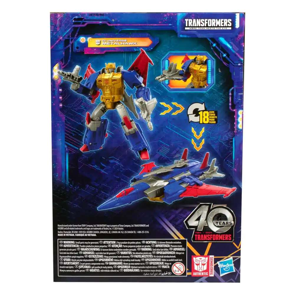 Transformers Generations Legacy United Voyager Class akcijska figura G1 Universe Metalhawk 18 cm fotografija izdelka