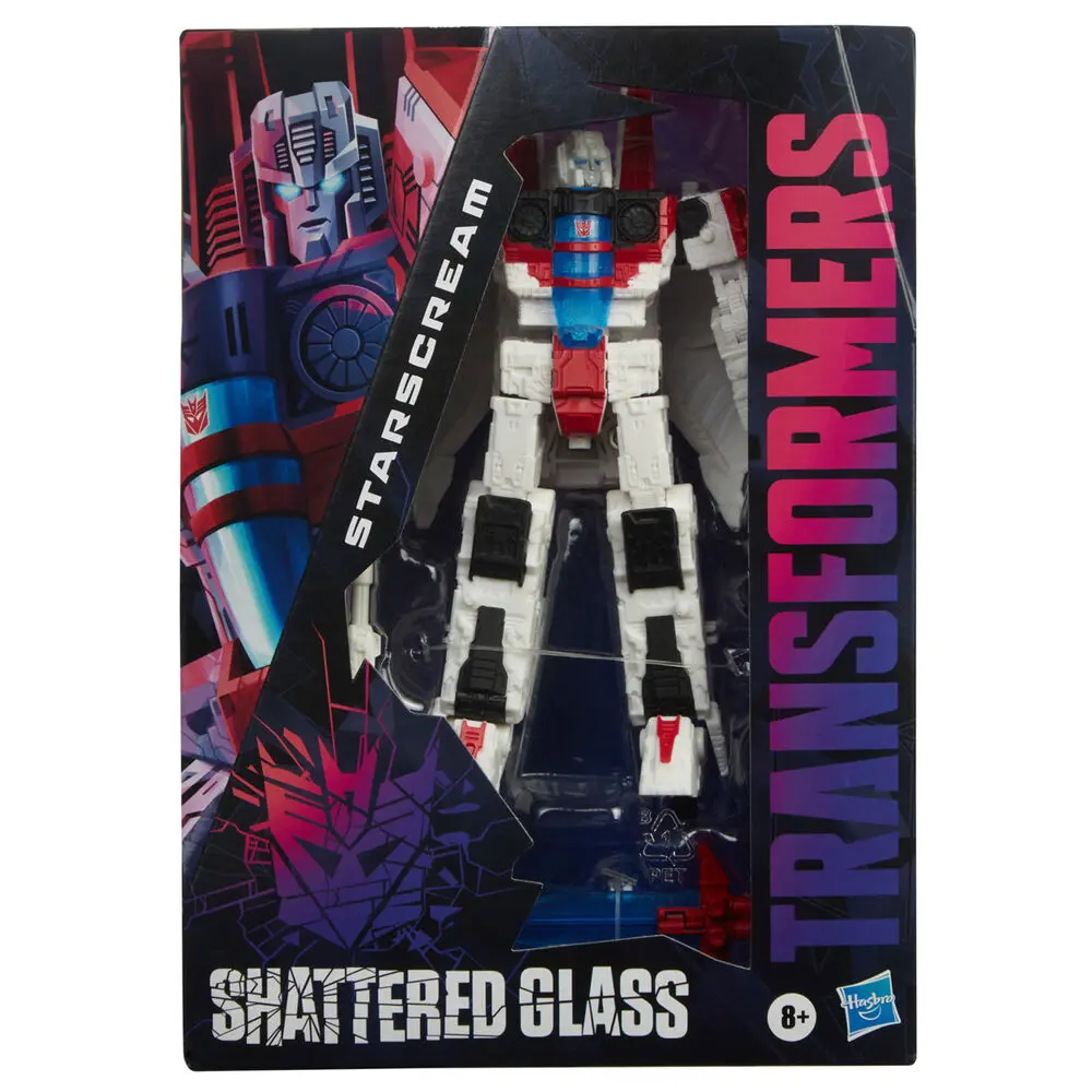 Transformers: Shattered Glass Voyager Class akcijska figura 2021 Starscream 18 cm fotografija izdelka