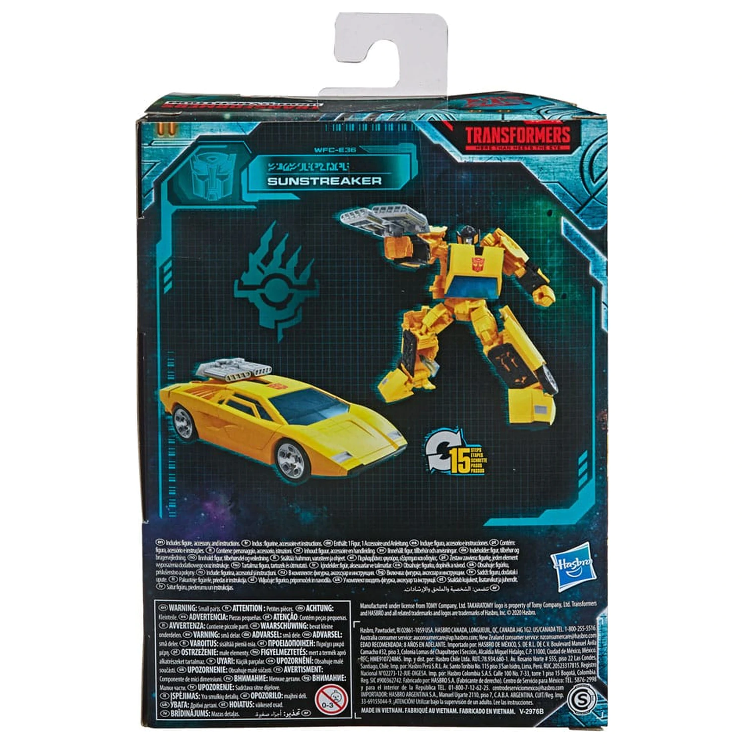 Transformers Generations War for Cybertron: Earthrise Deluxe Razred akcijska figura Sunstreaker 14 cm fotografija izdelka