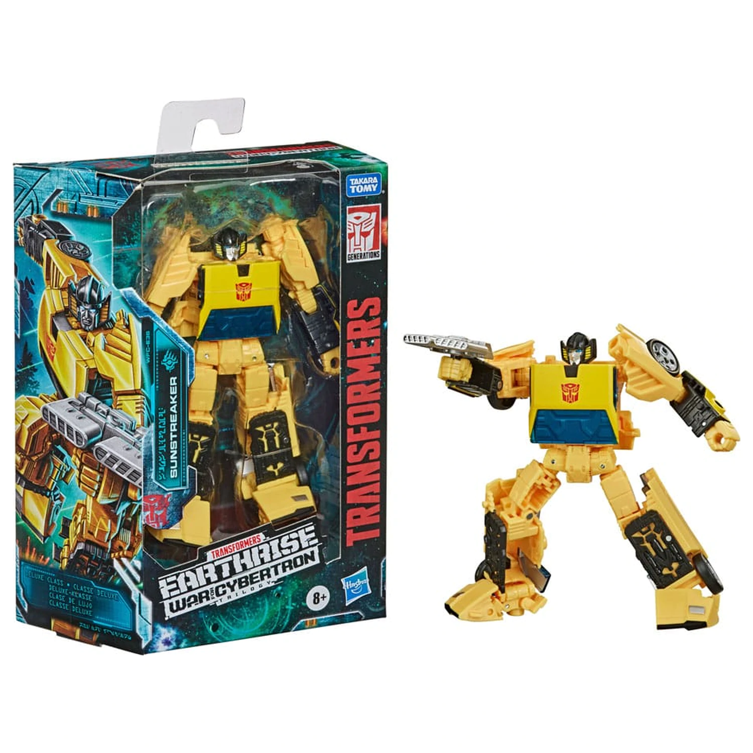 Transformers Generations War for Cybertron: Earthrise Deluxe Razred akcijska figura Sunstreaker 14 cm fotografija izdelka