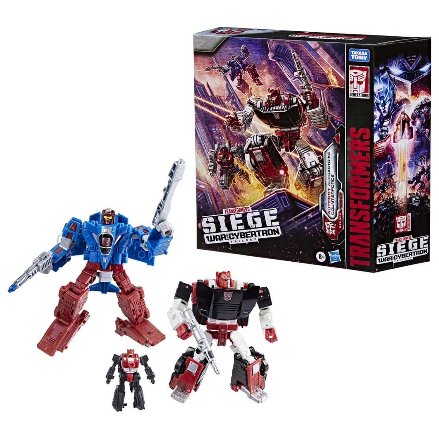 Transformers Generations War for Cybertron: Siege akcijska figura trojni paket Autobot Alphastrike Counterforce fotografija izdelka