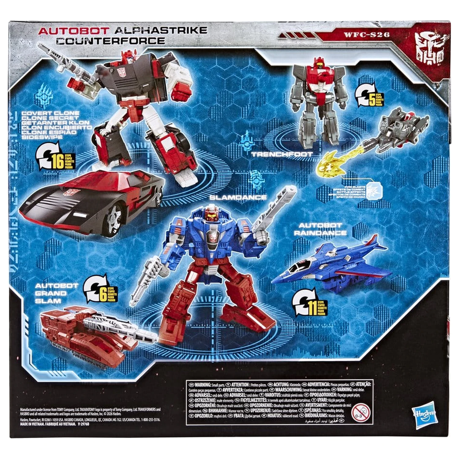Transformers Generations War for Cybertron: Siege akcijska figura trojni paket Autobot Alphastrike Counterforce fotografija izdelka