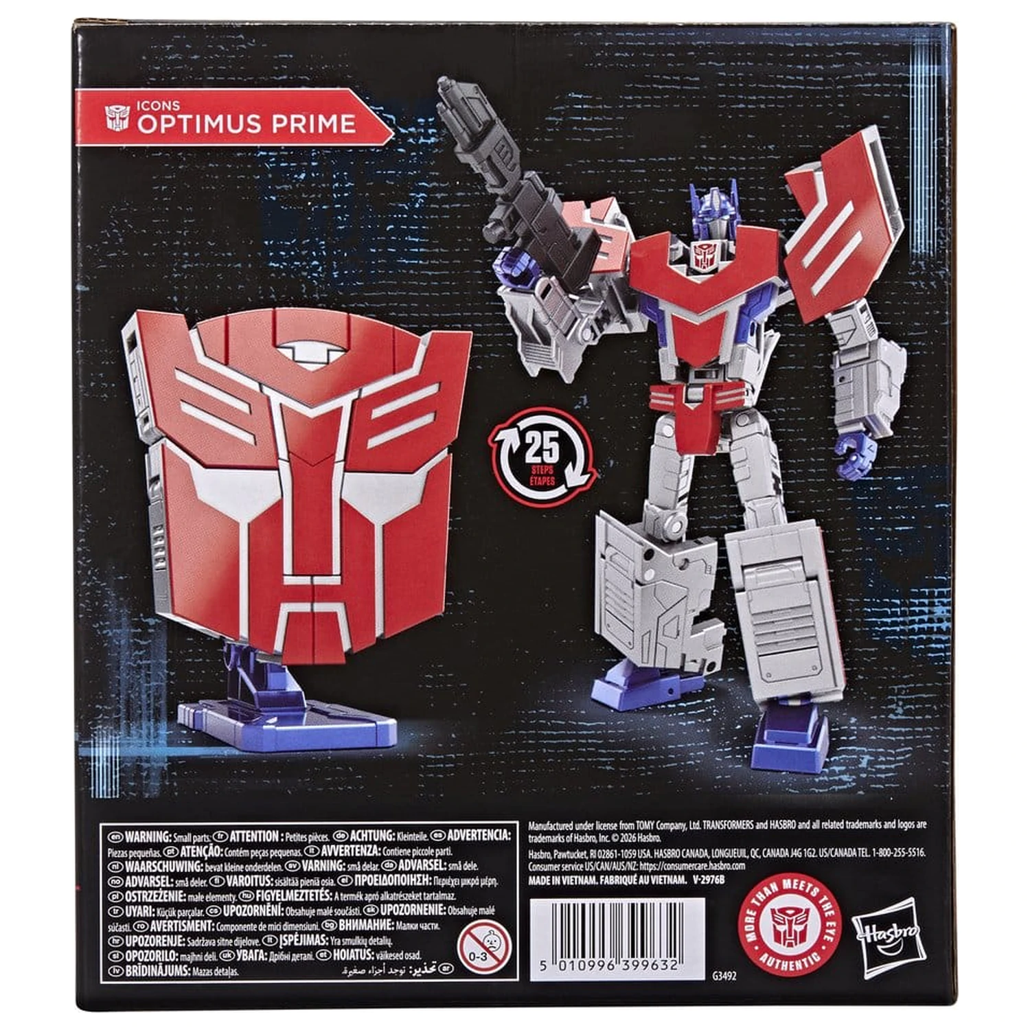 Transformers Icons Voyager Razred Akcijska Figura Optimus Prime 17 cm fotografija izdelka