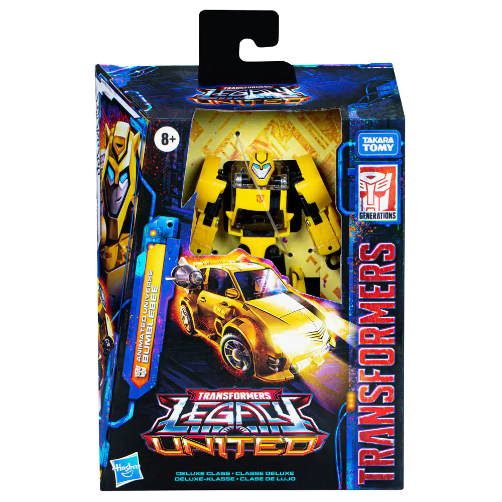 Transformers Legacy United Deluxe Class Animated Universe Bumblebee akcijska figura 14 cm fotografija izdelka