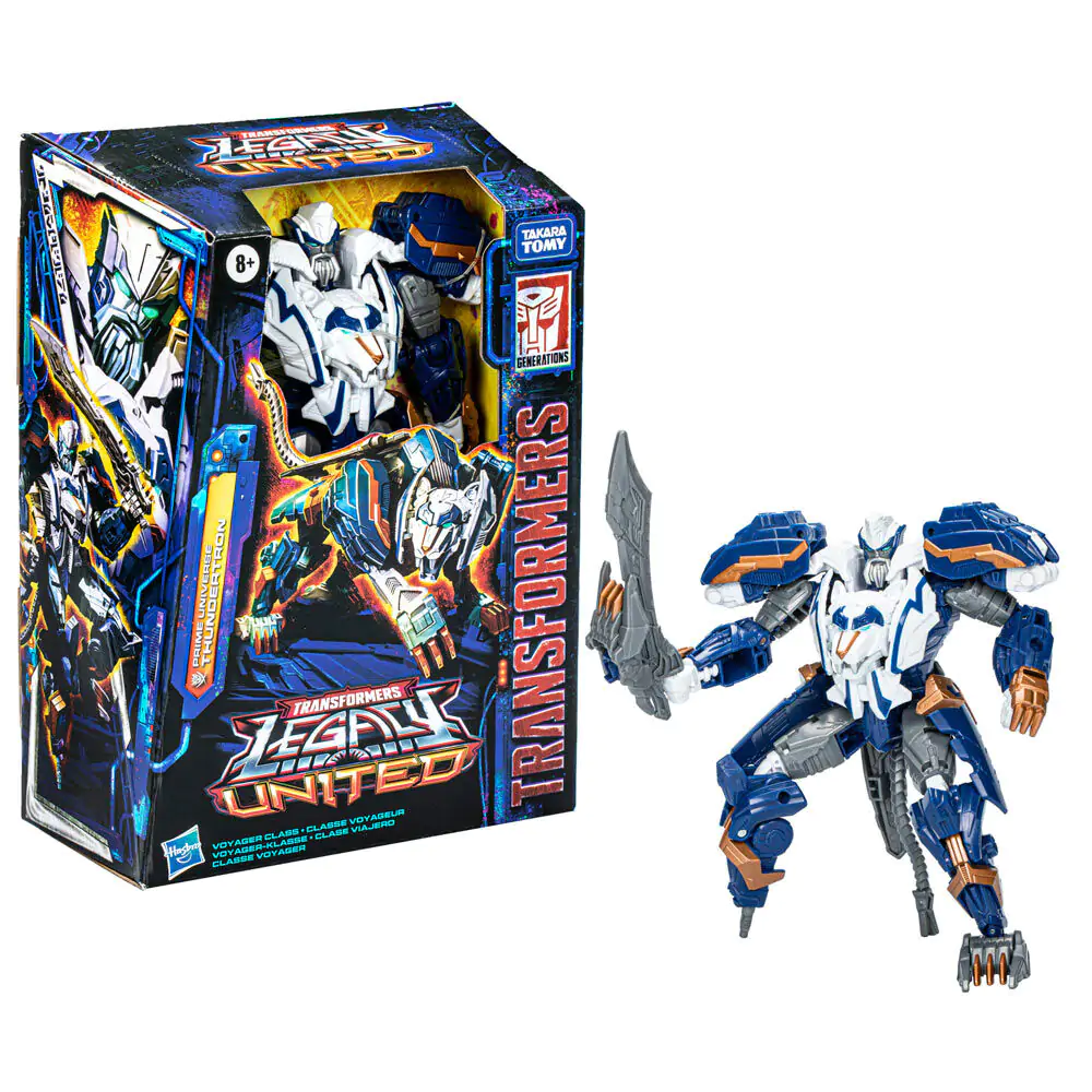 Transformers Legacy United Voyager Class figura akcijskega junaka Animated Prime Universe Thundertron 18 cm fotografija izdelka