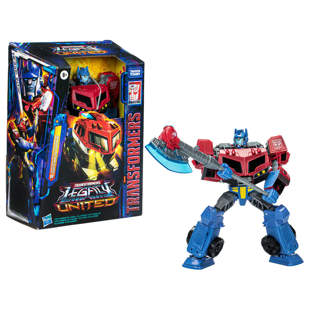 Transformers Legacy United Voyager Class Animated Universe Optimus Prime figura 17,5 cm fotografija izdelka