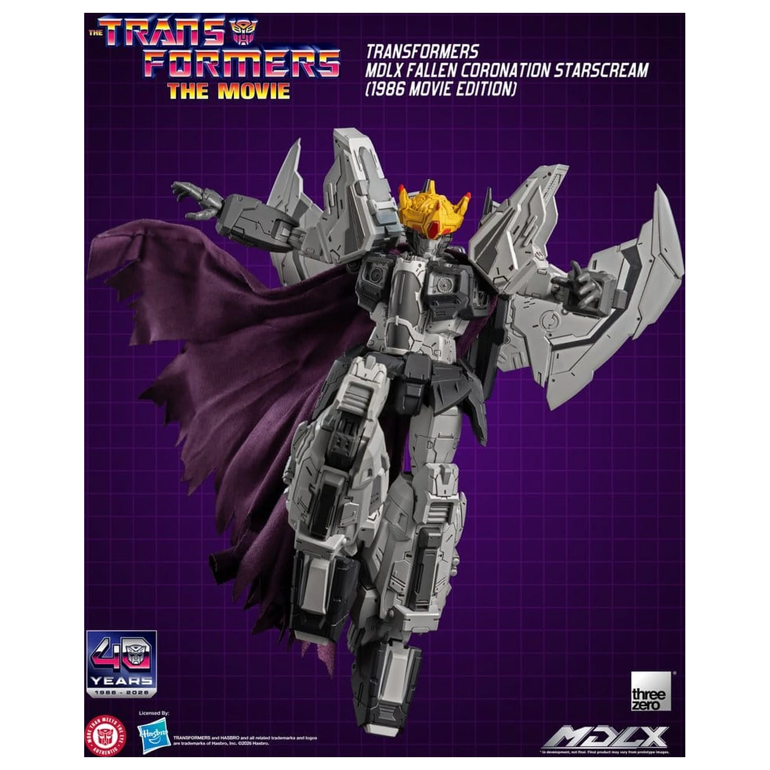 Transformers MDLX Akcijska figura Fallen Coronation Starscream (1986 Movie Edition) 20 cm fotografija izdelka