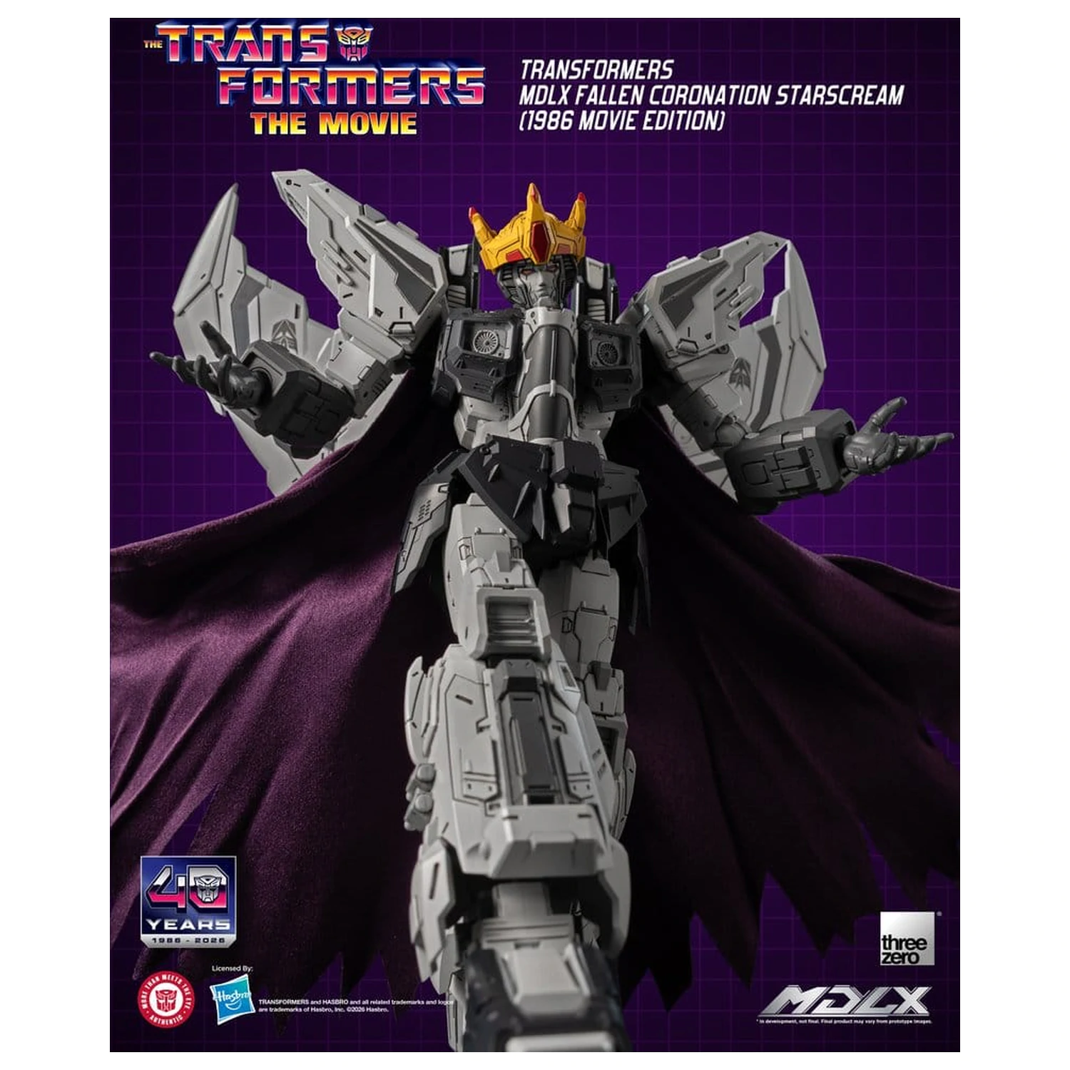 Transformers MDLX Akcijska figura Fallen Coronation Starscream (1986 Movie Edition) 20 cm fotografija izdelka