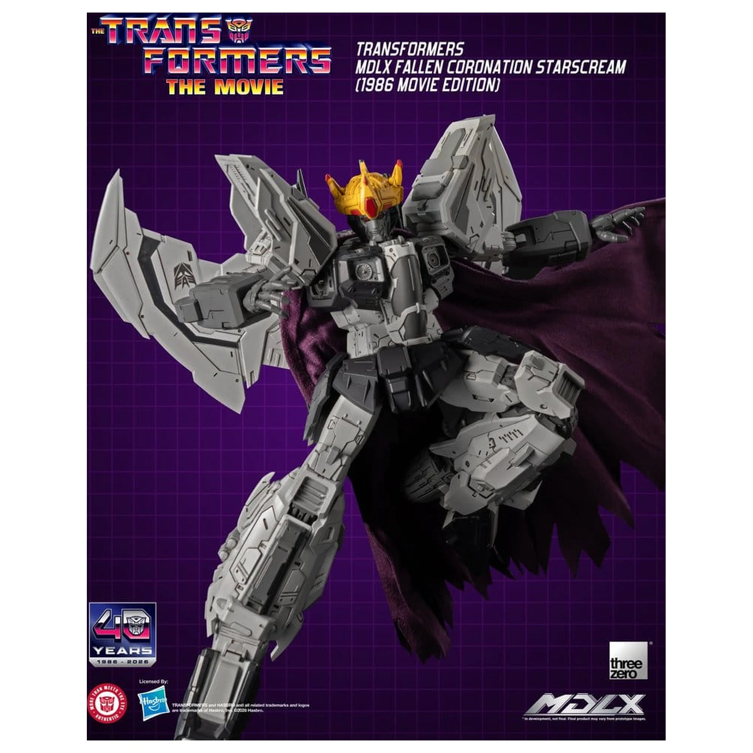 Transformers MDLX Akcijska figura Fallen Coronation Starscream (1986 Movie Edition) 20 cm fotografija izdelka