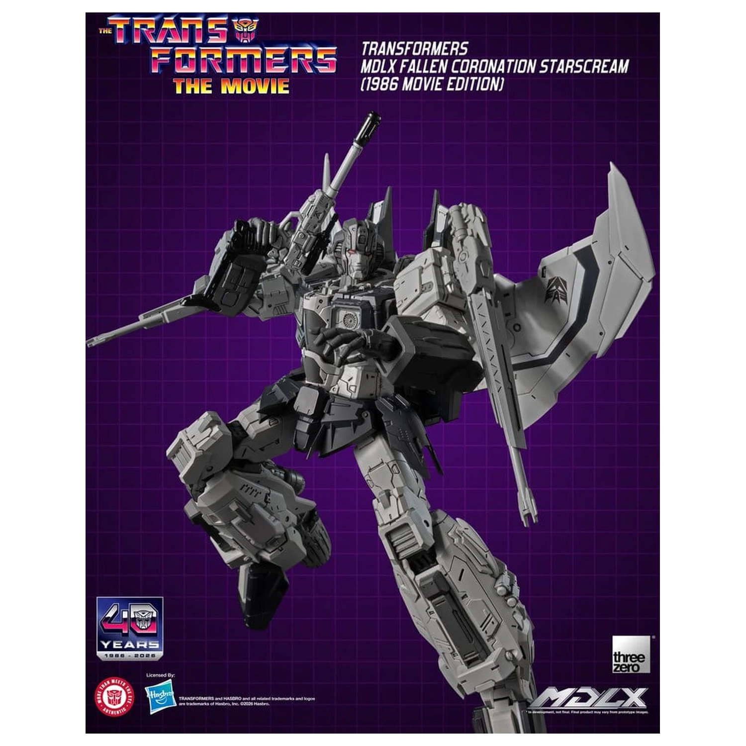 Transformers MDLX Akcijska figura Fallen Coronation Starscream (1986 Movie Edition) 20 cm fotografija izdelka