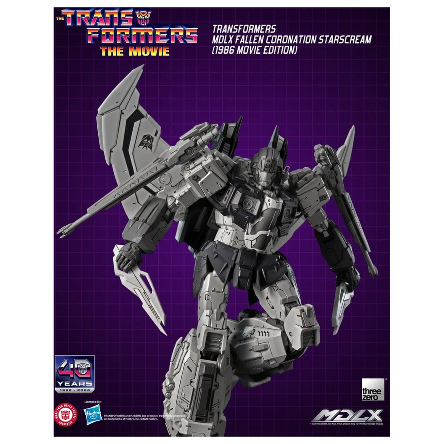 Transformers MDLX Akcijska figura Fallen Coronation Starscream (1986 Movie Edition) 20 cm fotografija izdelka