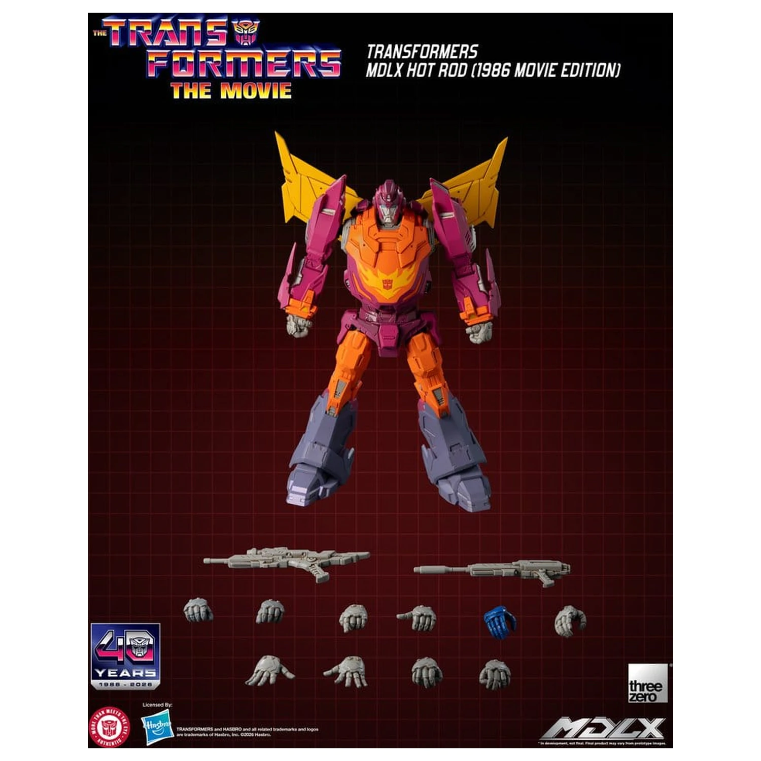 Transformers MDLX akcijska figura Hot Rod (1986 Movie Edition) 18 cm fotografija izdelka