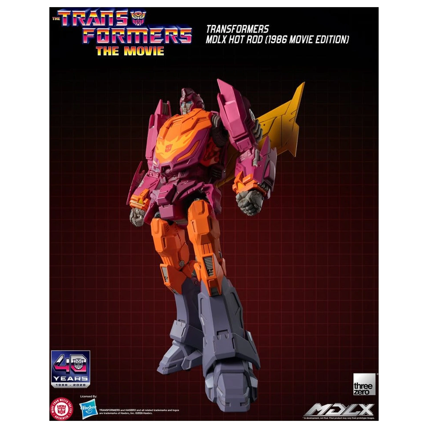 Transformers MDLX akcijska figura Hot Rod (1986 Movie Edition) 18 cm fotografija izdelka