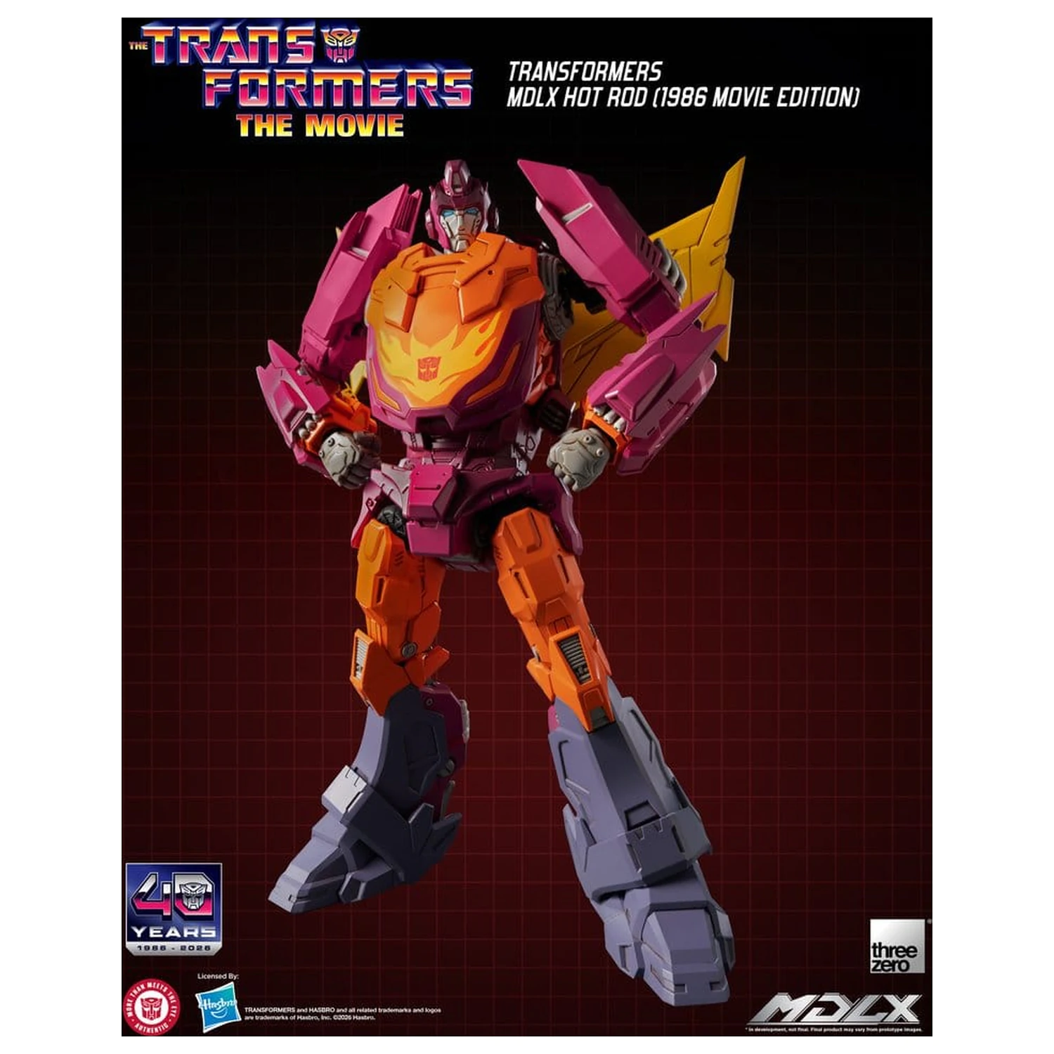 Transformers MDLX akcijska figura Hot Rod (1986 Movie Edition) 18 cm fotografija izdelka