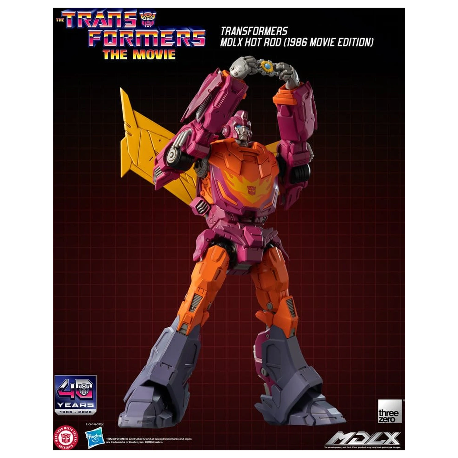 Transformers MDLX akcijska figura Hot Rod (1986 Movie Edition) 18 cm fotografija izdelka
