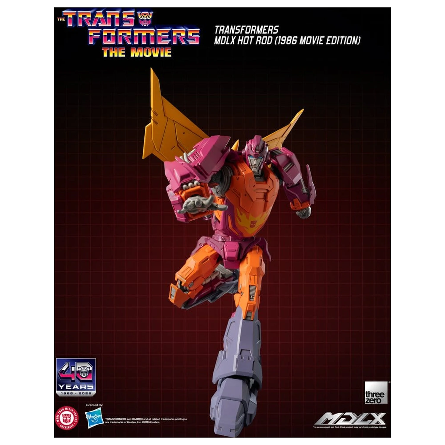Transformers MDLX akcijska figura Hot Rod (1986 Movie Edition) 18 cm fotografija izdelka