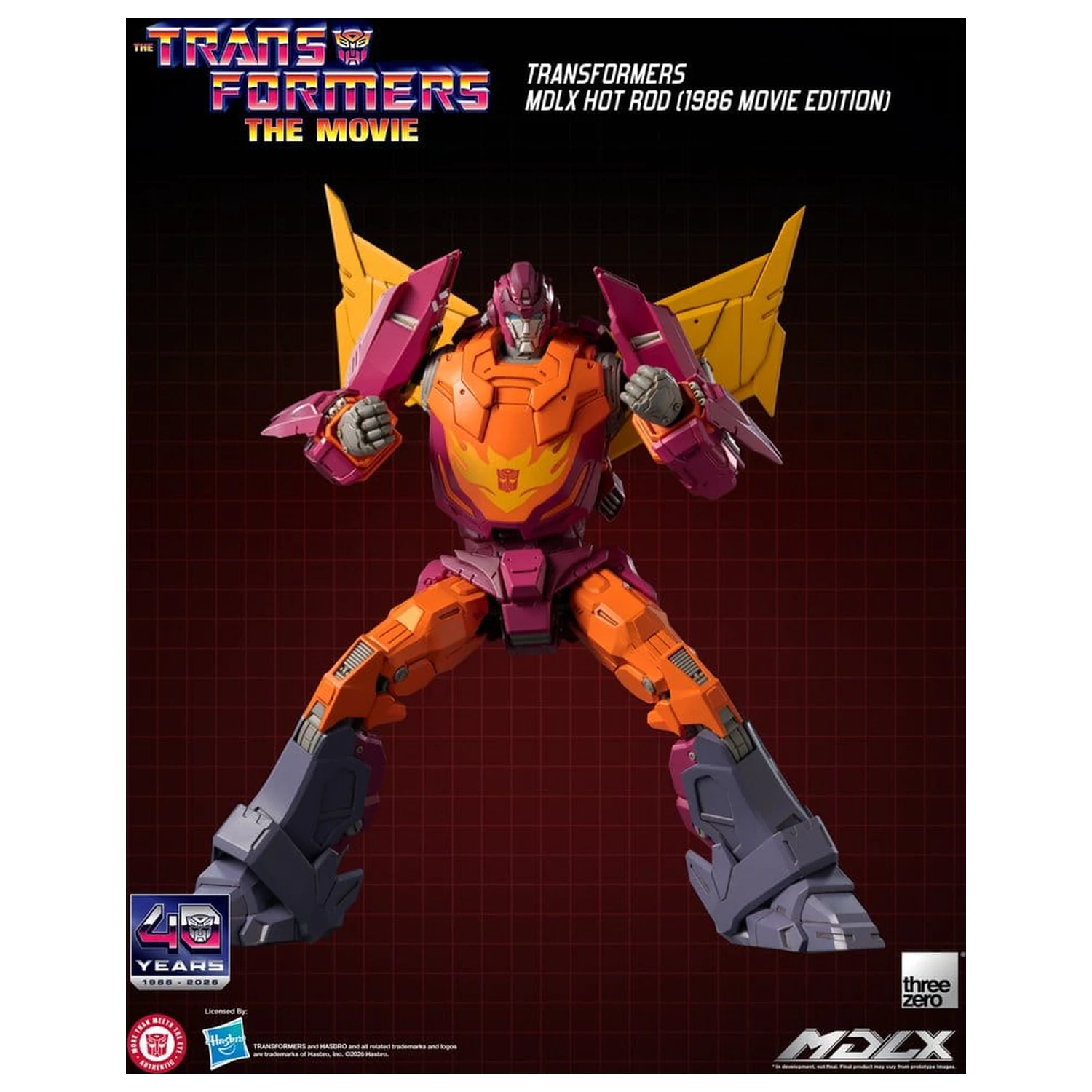 Transformers MDLX akcijska figura Hot Rod (1986 Movie Edition) 18 cm fotografija izdelka