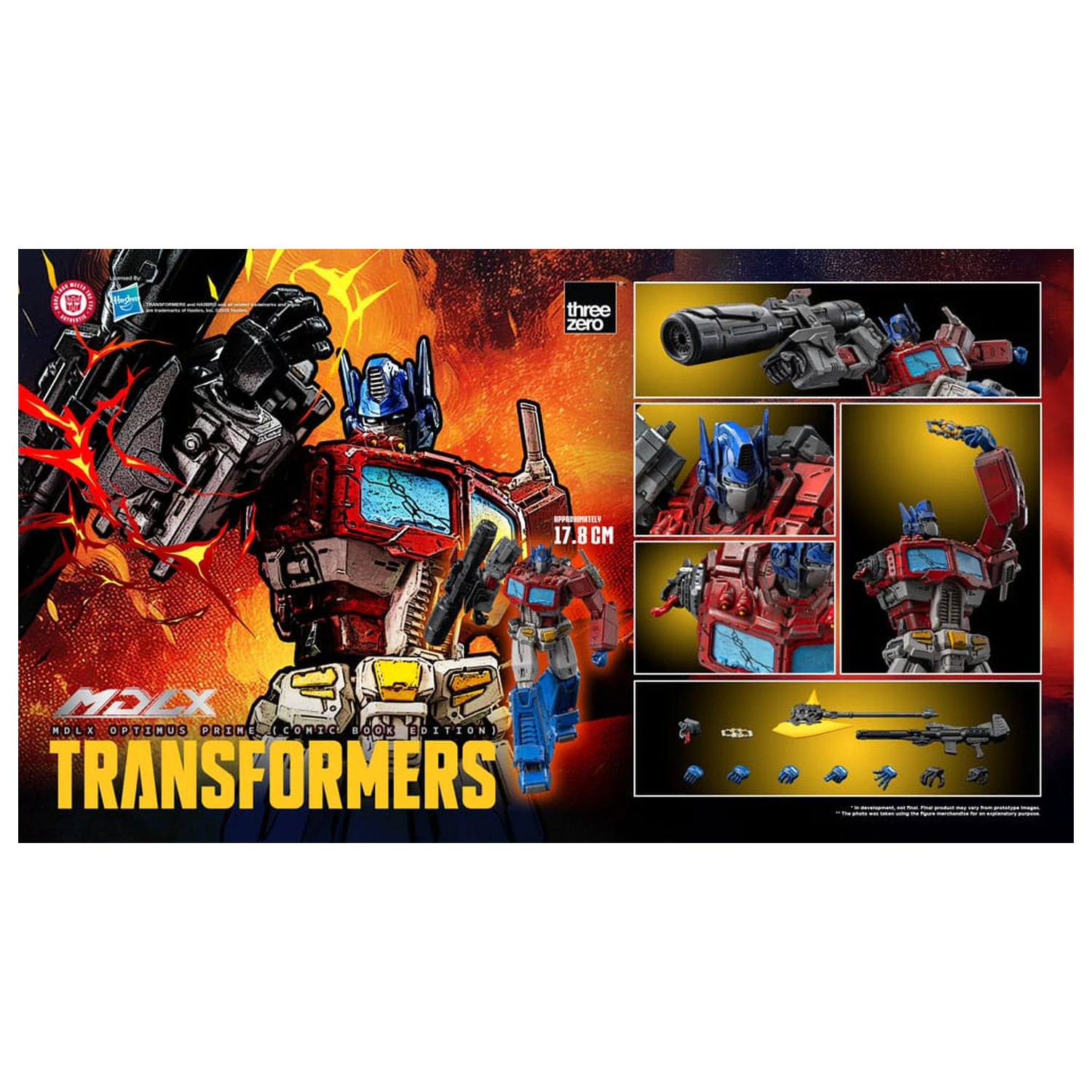 Transformers MDLX akcijska figura Optimus Prime (izdaja iz stripa) 18 cm fotografija izdelka