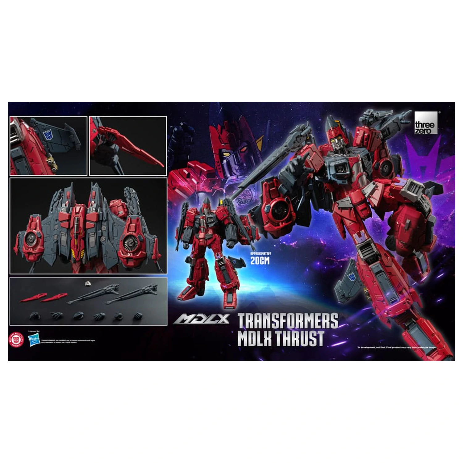 Transformers MDLX akcijska figura Thrust 20 cm fotografija izdelka
