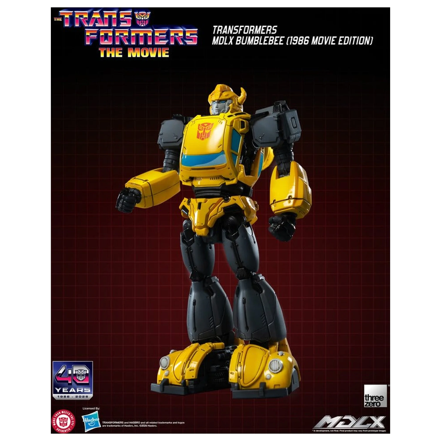 Transformers MDLX Akcijska figura Bumblebee (1986 Movie Edition) 12 cm fotografija izdelka