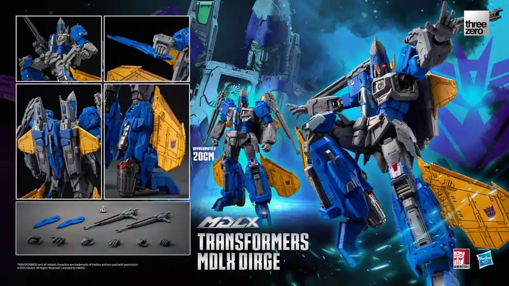 Transformers MDLX akcijska figura Dirge 20 cm fotografija izdelka