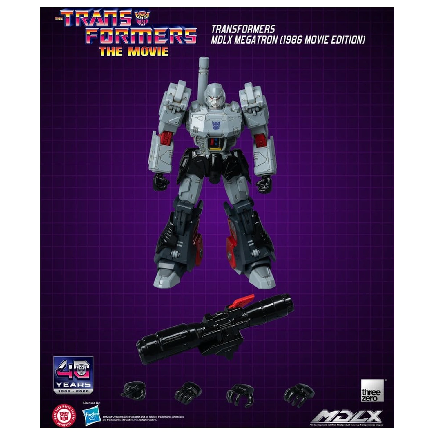 Transformers MDLX akcijska figura Megatron (1986 Movie Edition) 18 cm fotografija izdelka