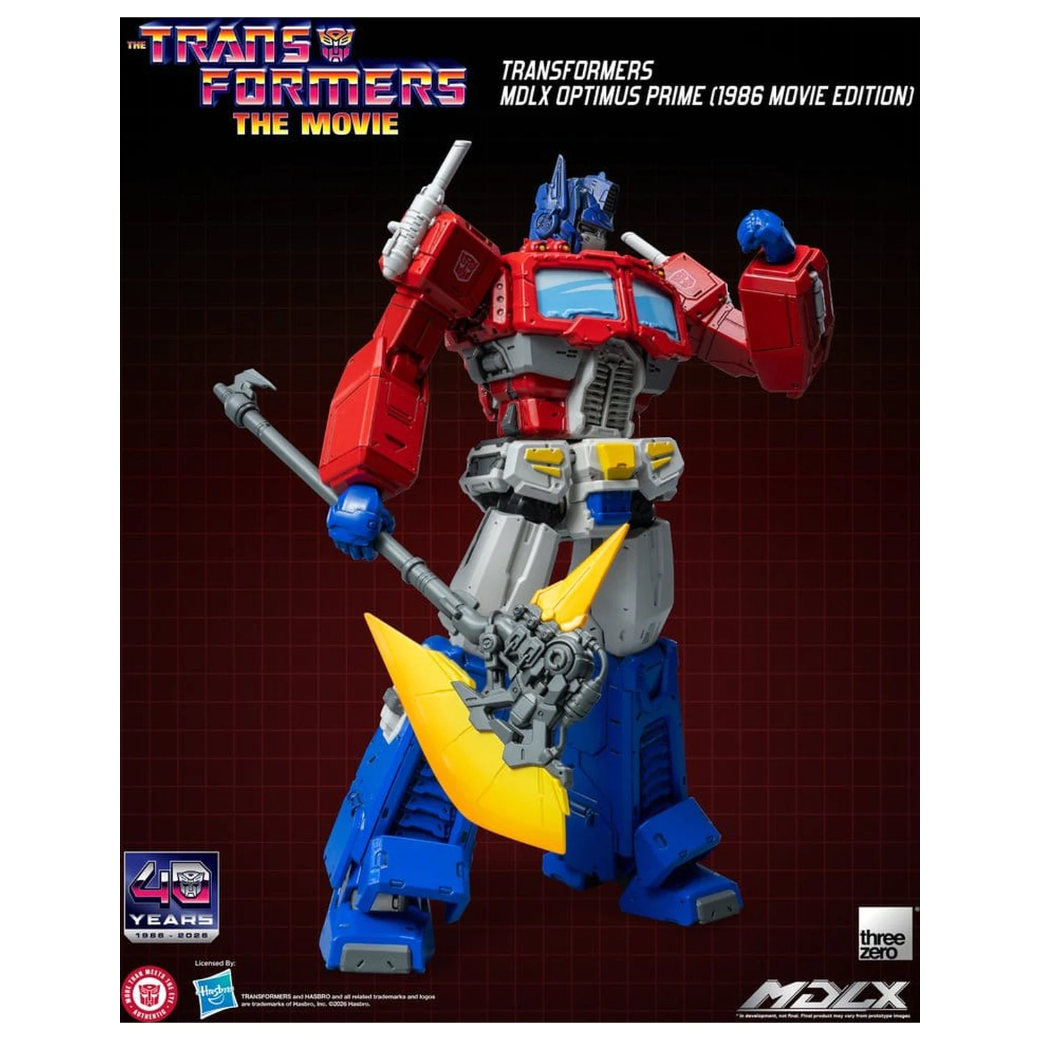 Transformers MDLX Akcijska figura Optimus Prime (1986 Movie Edition) 18 cm fotografija izdelka