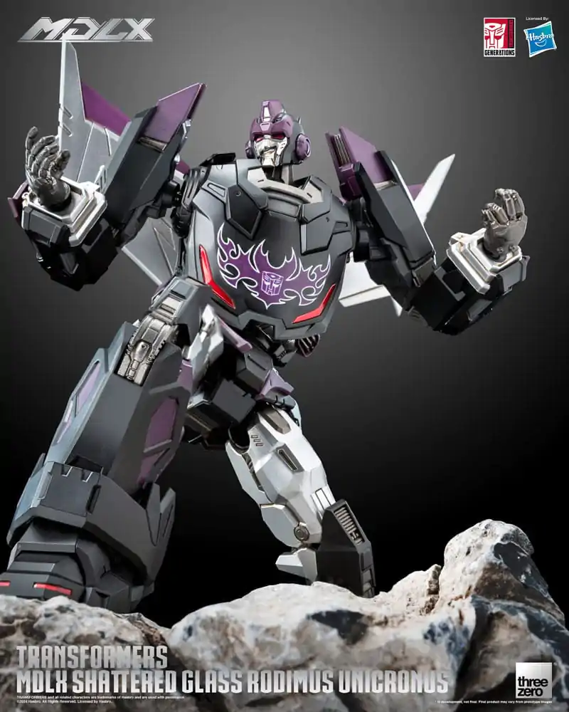 Transformers MDLX akcijska figura Shattered Glass Rodimus Unicronus 18 cm fotografija izdelka