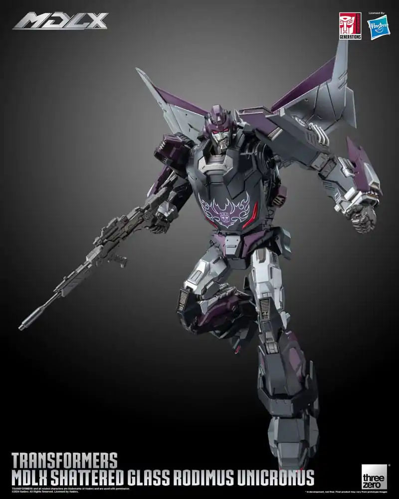 Transformers MDLX akcijska figura Shattered Glass Rodimus Unicronus 18 cm fotografija izdelka