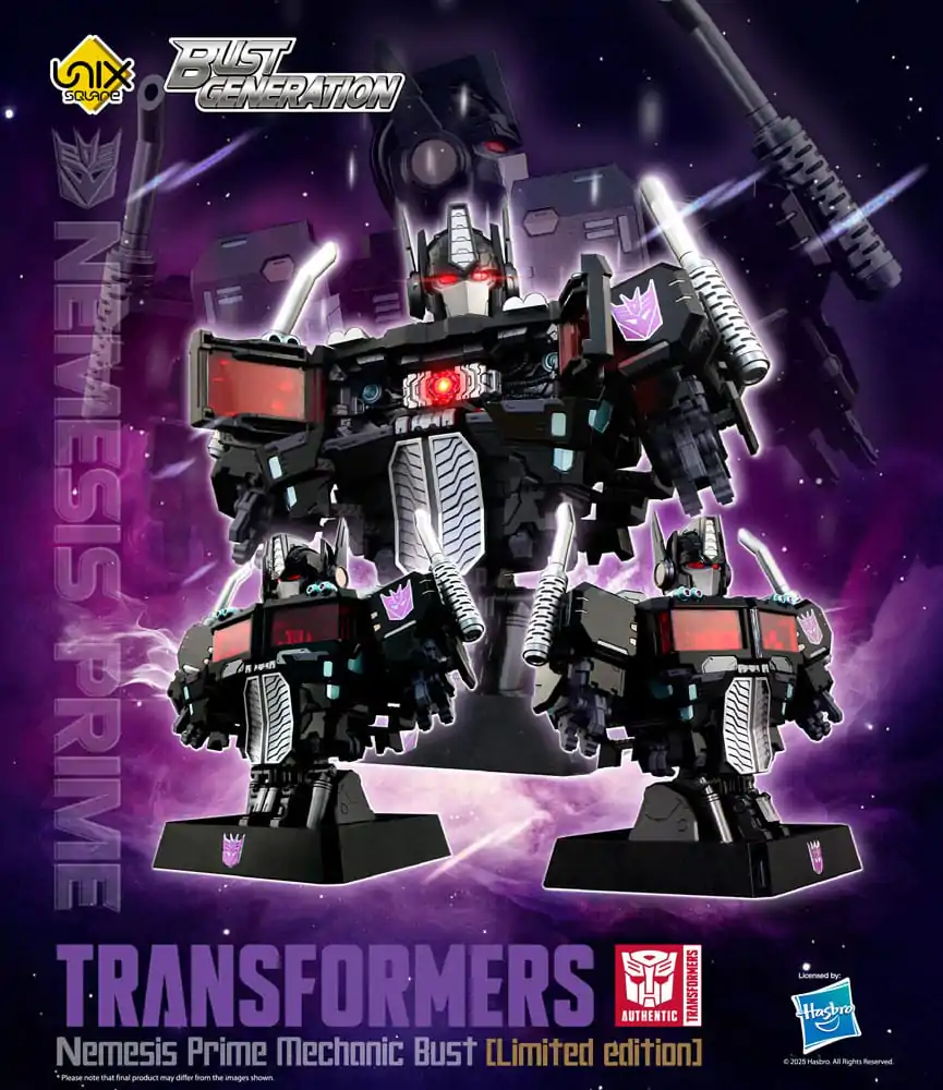 Transformers doprsni kip Generation Mechanic Bust Nemesis Prime 16 cm fotografija izdelka